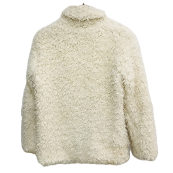 Love Fire Fun White Fuzzy Jacket - Picture 5 of 11